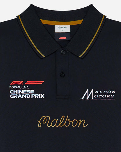 Forge Polo - Black Malbon Men