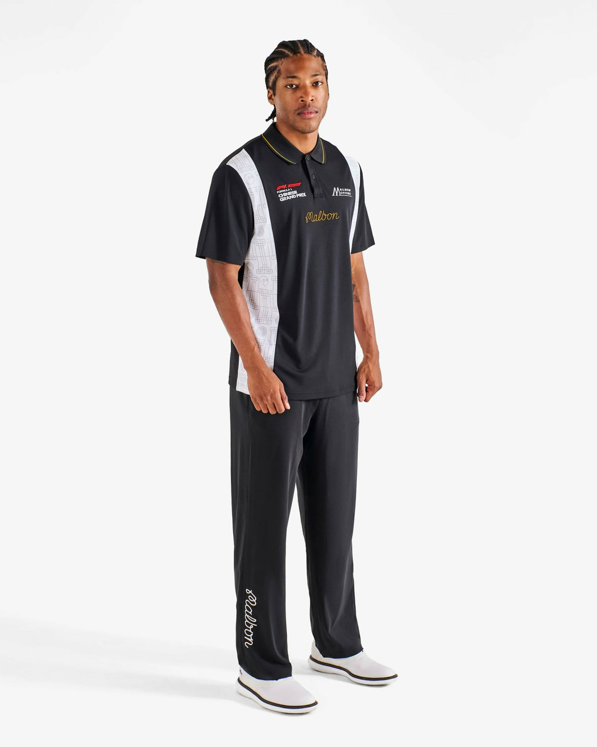 Forge Polo - Black Malbon Men