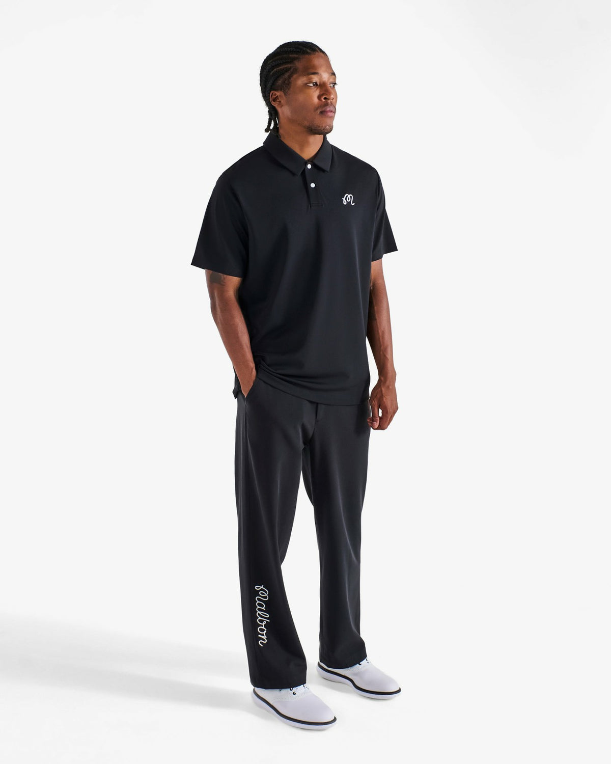 Fairway Polo - Black Malbon Men