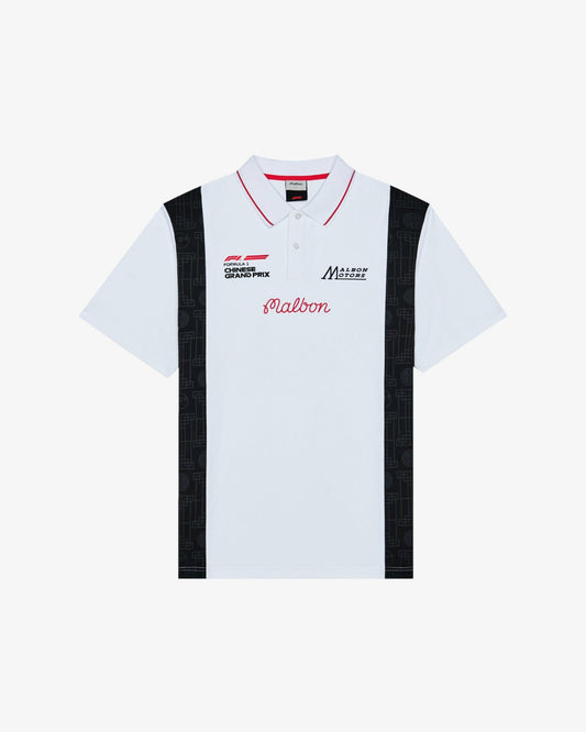 Forge Polo - White Malbon Men