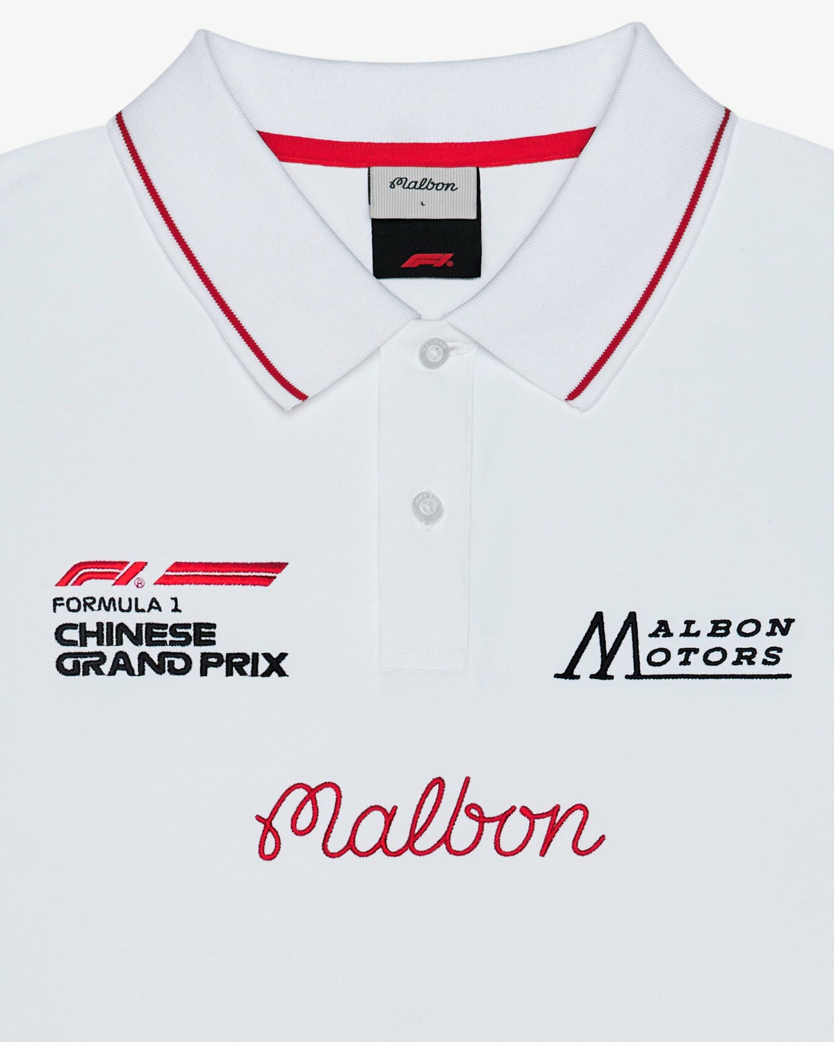 Forge Polo - White Malbon Men