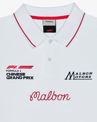 Forge Polo - White Malbon Men