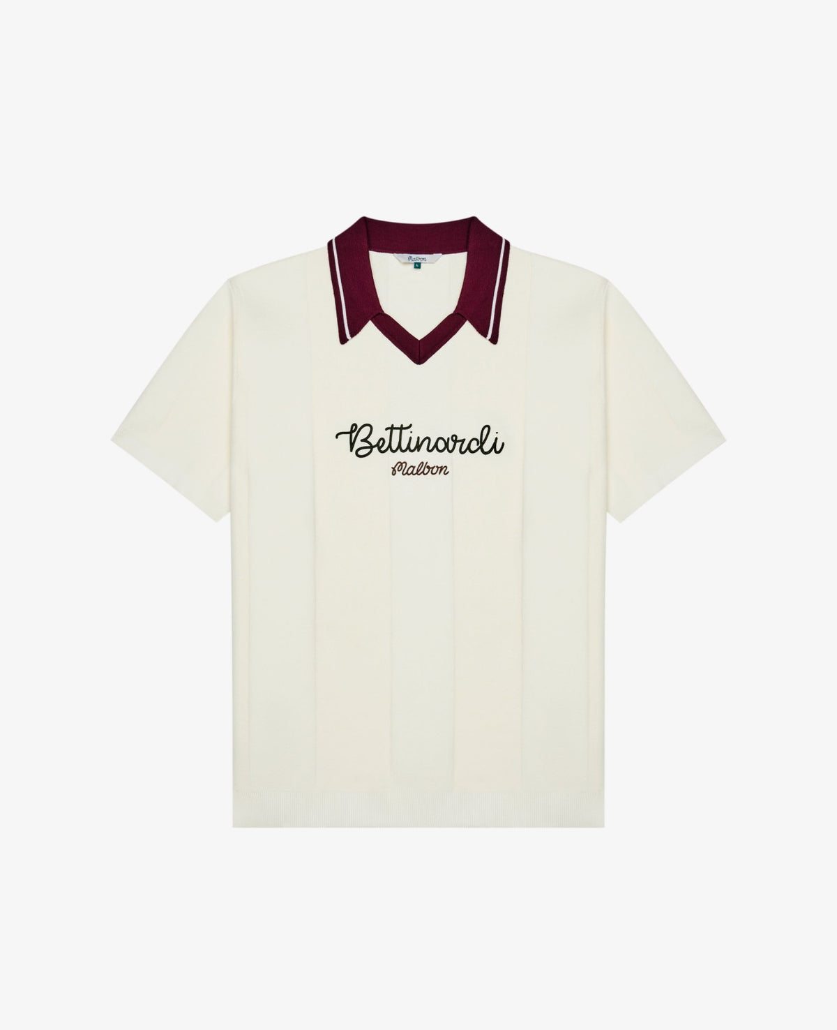 Bettinardi Knit Polo - Egret Malbon Men
