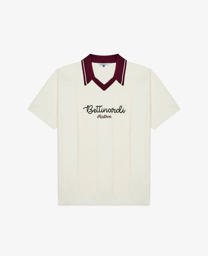 Bettinardi Knit Polo - Egret Malbon Men