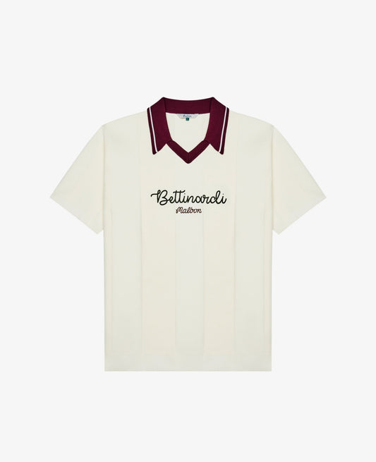 Bettinardi Knit Polo - Egret Malbon Men