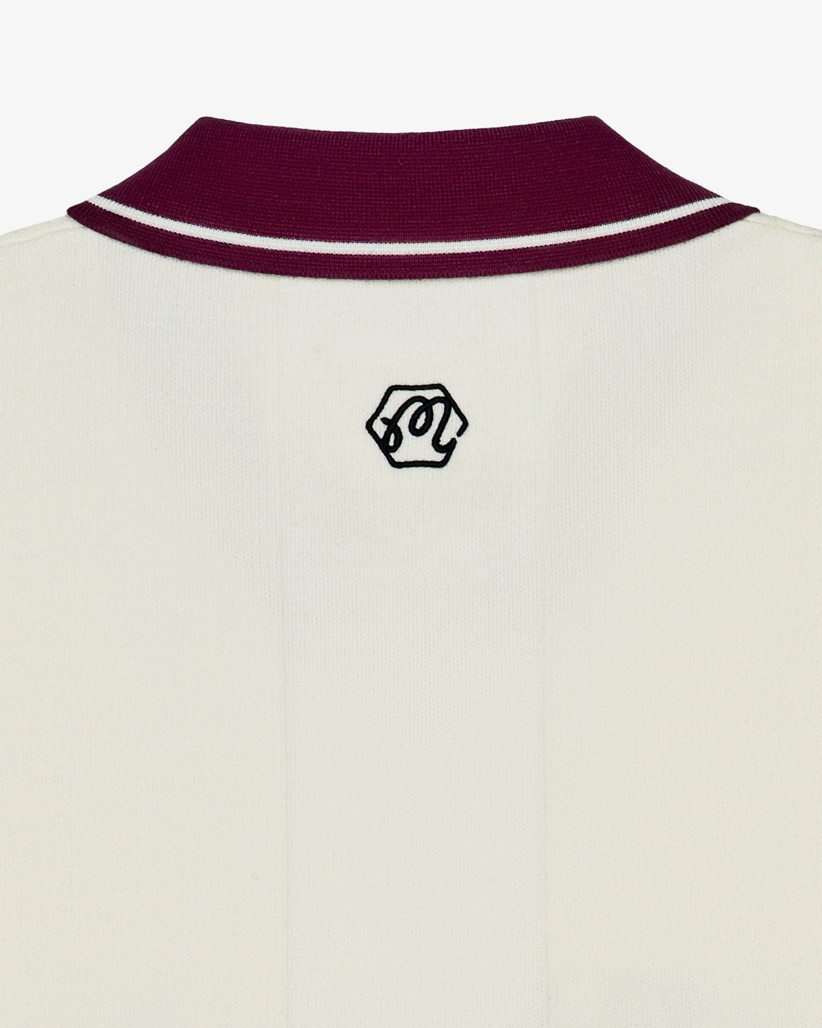 Bettinardi Knit Polo - Egret Malbon Men