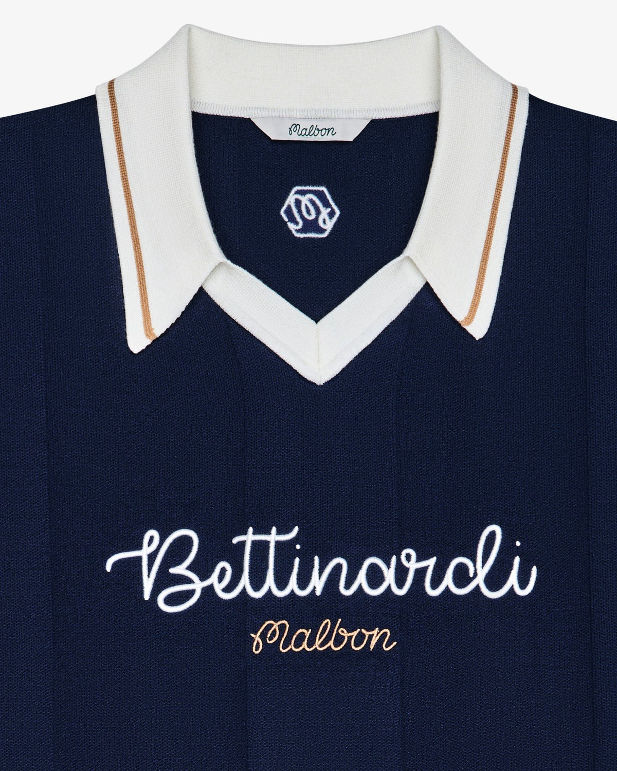 Bettinardi Knit Polo - Maritime Blue Malbon Men