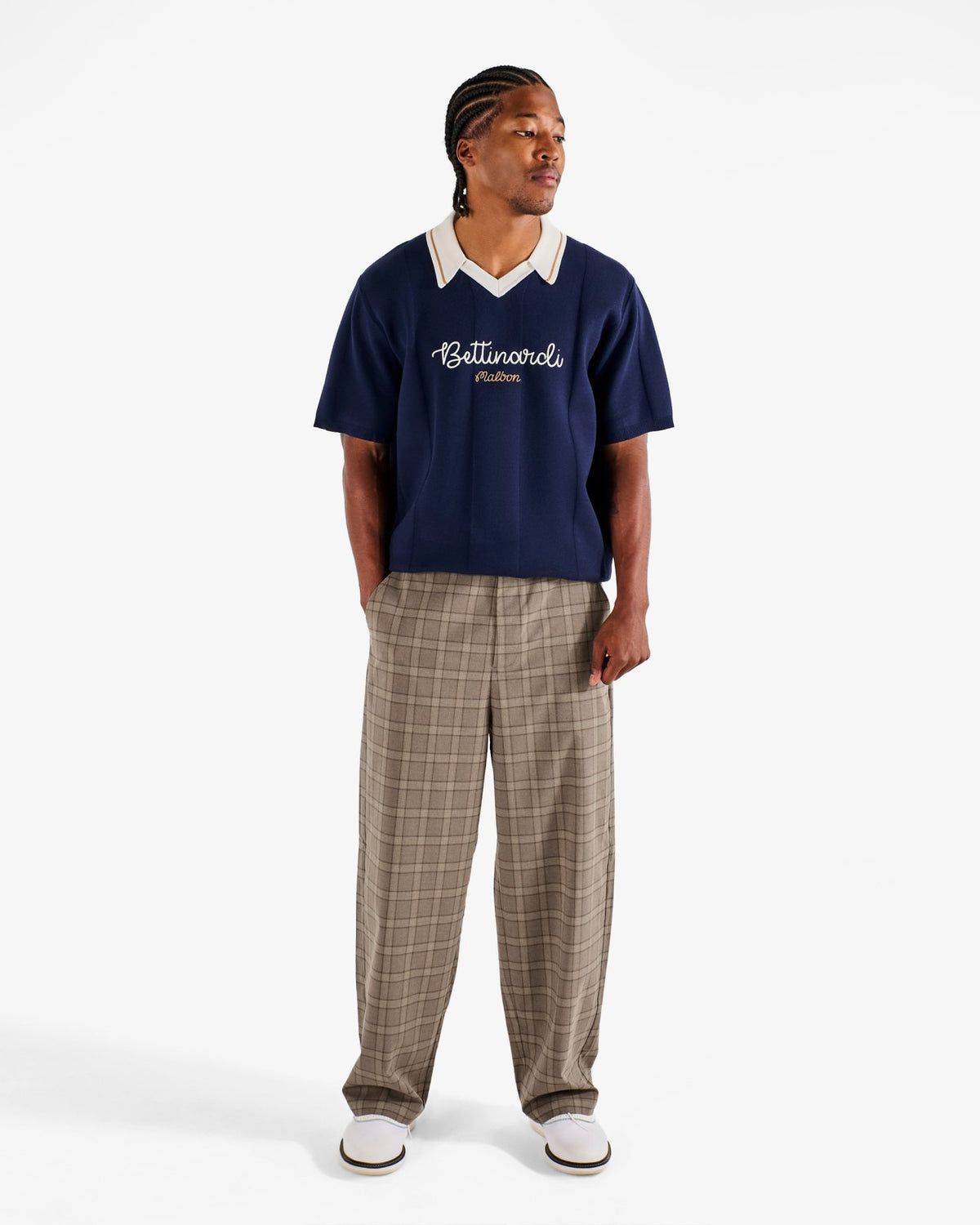 Bettinardi Knit Polo - Maritime Blue Malbon Men