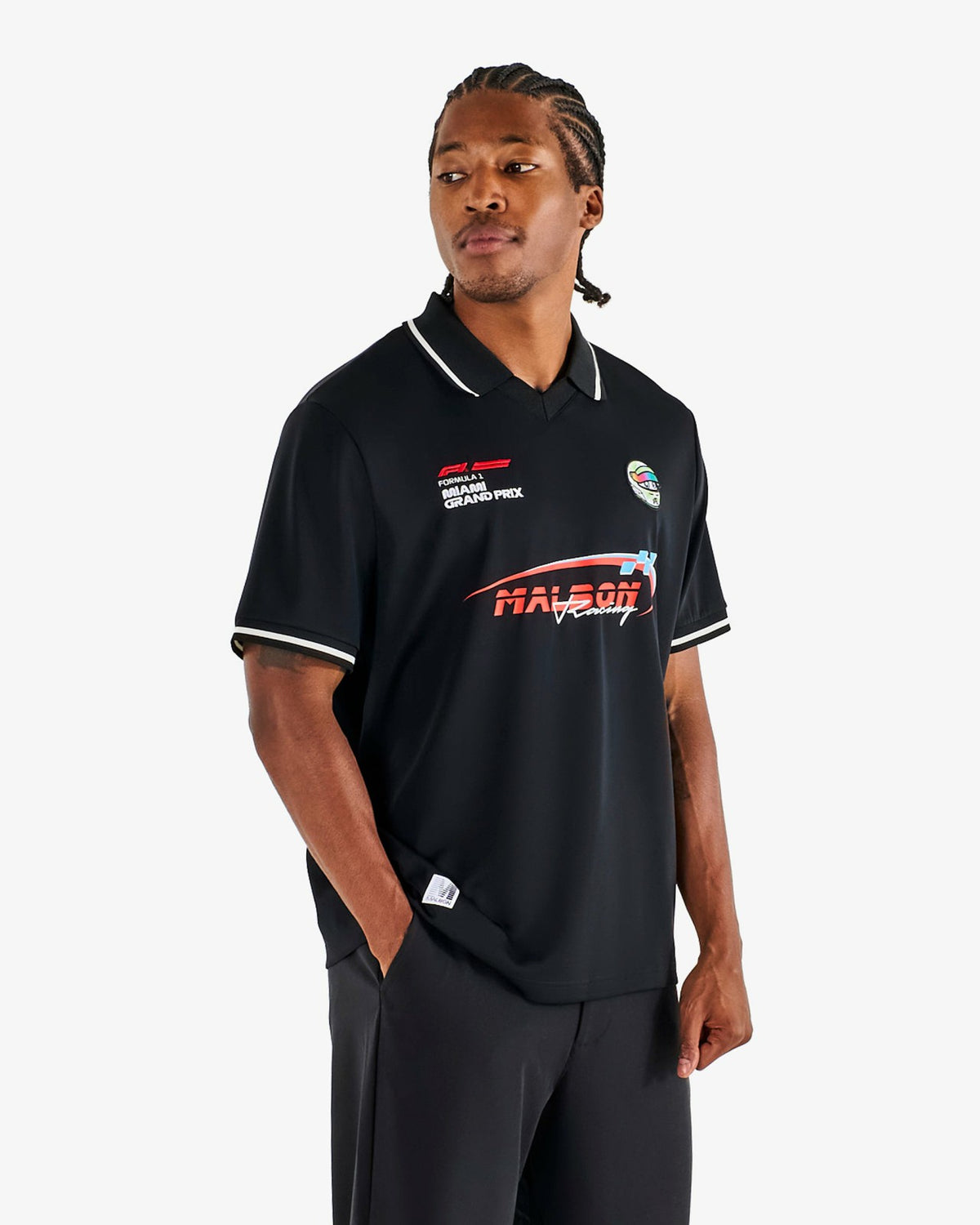 Slipstream Jersey - Black Beauty Malbon Men