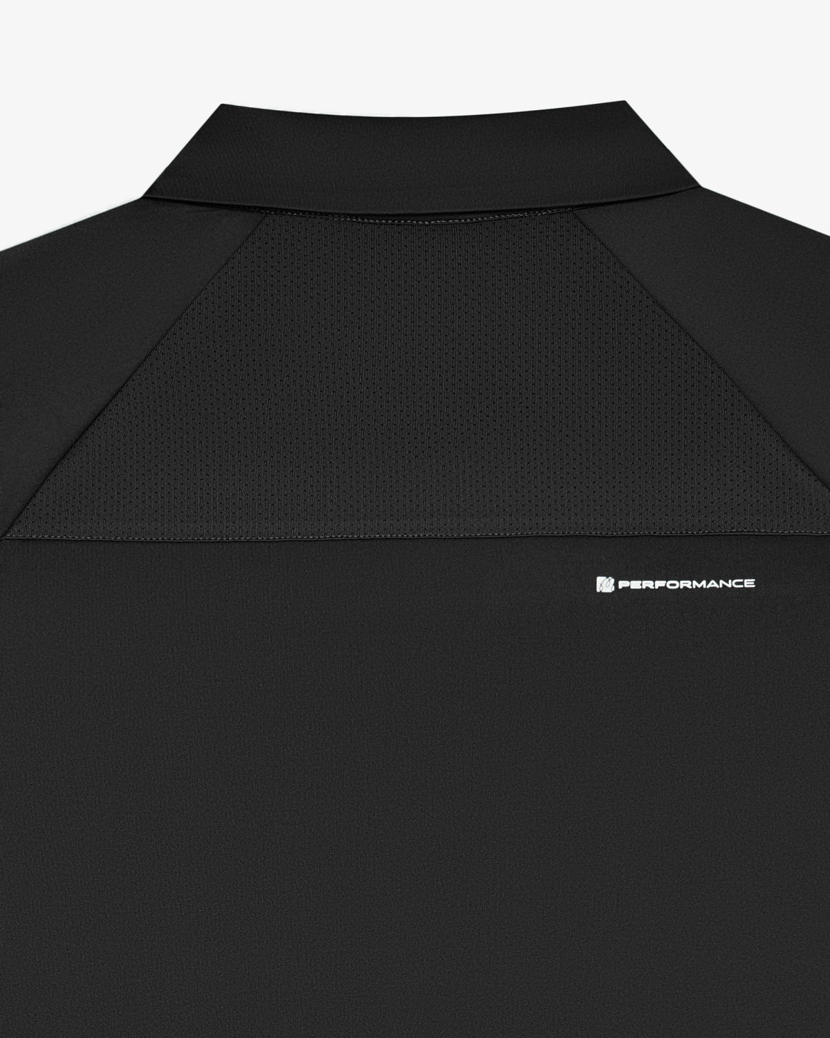 Performance Zip Raglan Polo - Black Malbon Men