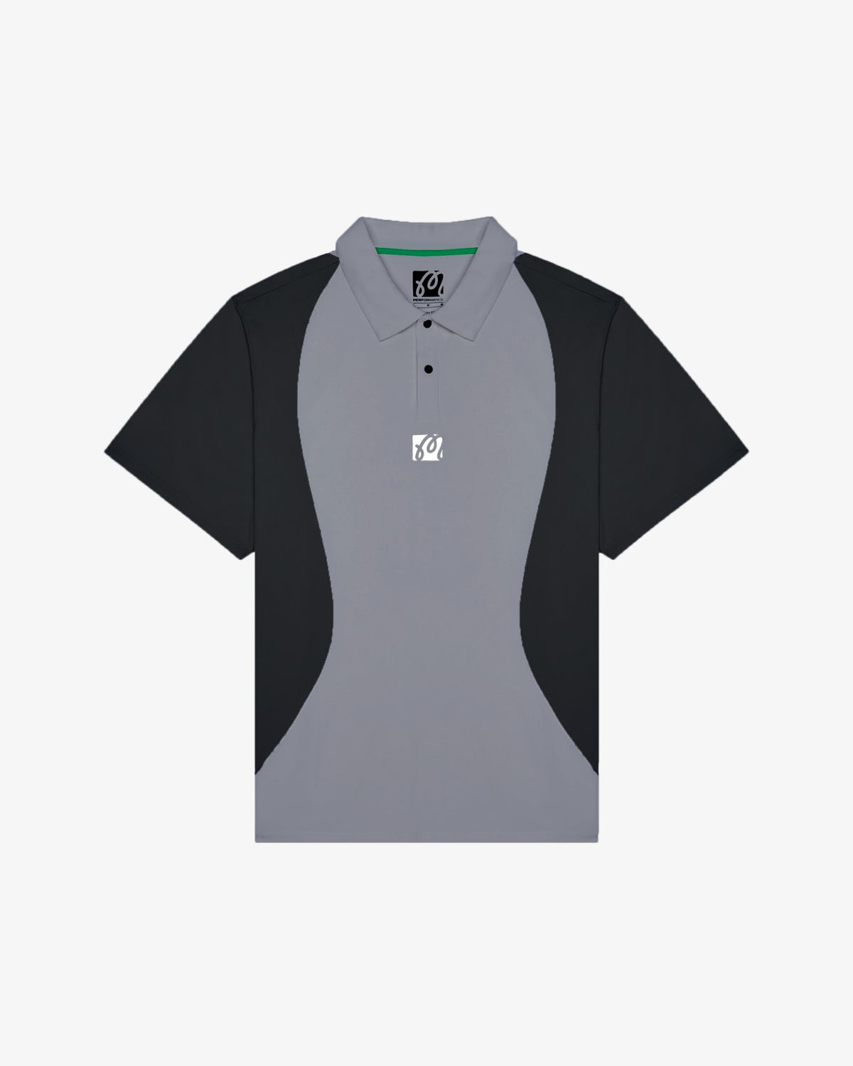 Performance Pique Polo - Light Black / Black Malbon Men