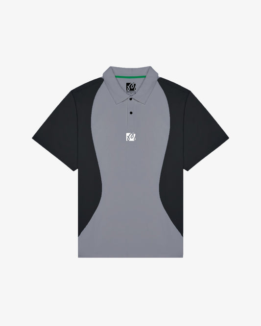 Performance Pique Polo - Light Black / Black Malbon Men