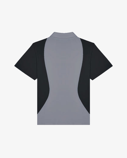 Performance Pique Polo - Light Black / Black Malbon Men