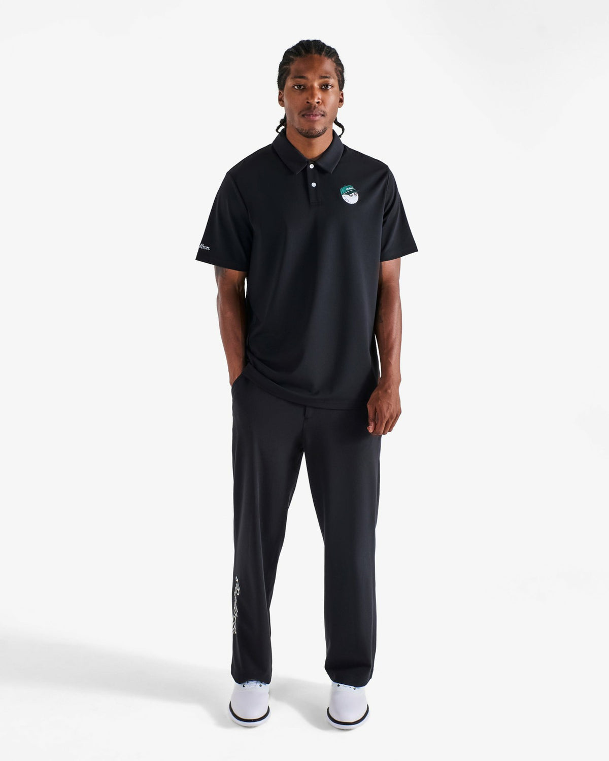 Fairway Baldwin Polo - Black Malbon Men