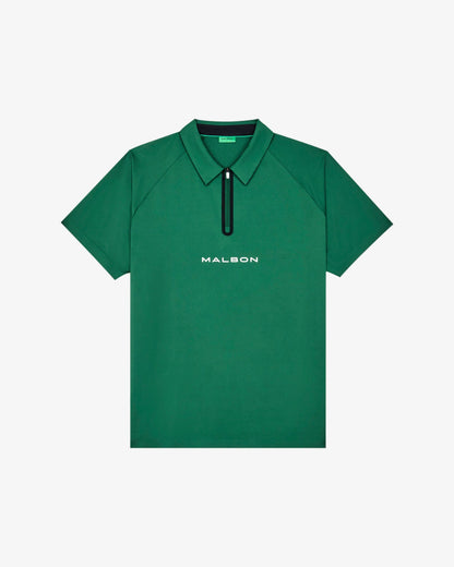 Performance Zip Raglan Polo - Eden Malbon Men