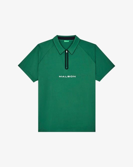 Performance Zip Raglan Polo - Eden Malbon Men