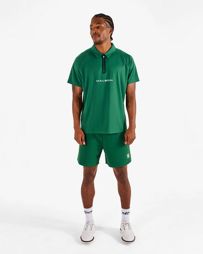Performance Zip Raglan Polo - Eden Malbon Men