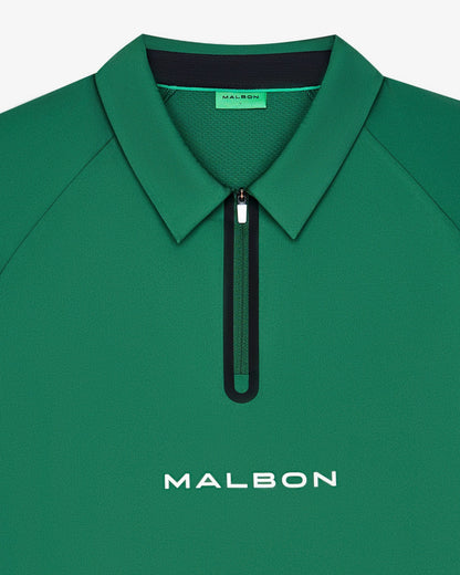 Performance Zip Raglan Polo - Eden Malbon Men