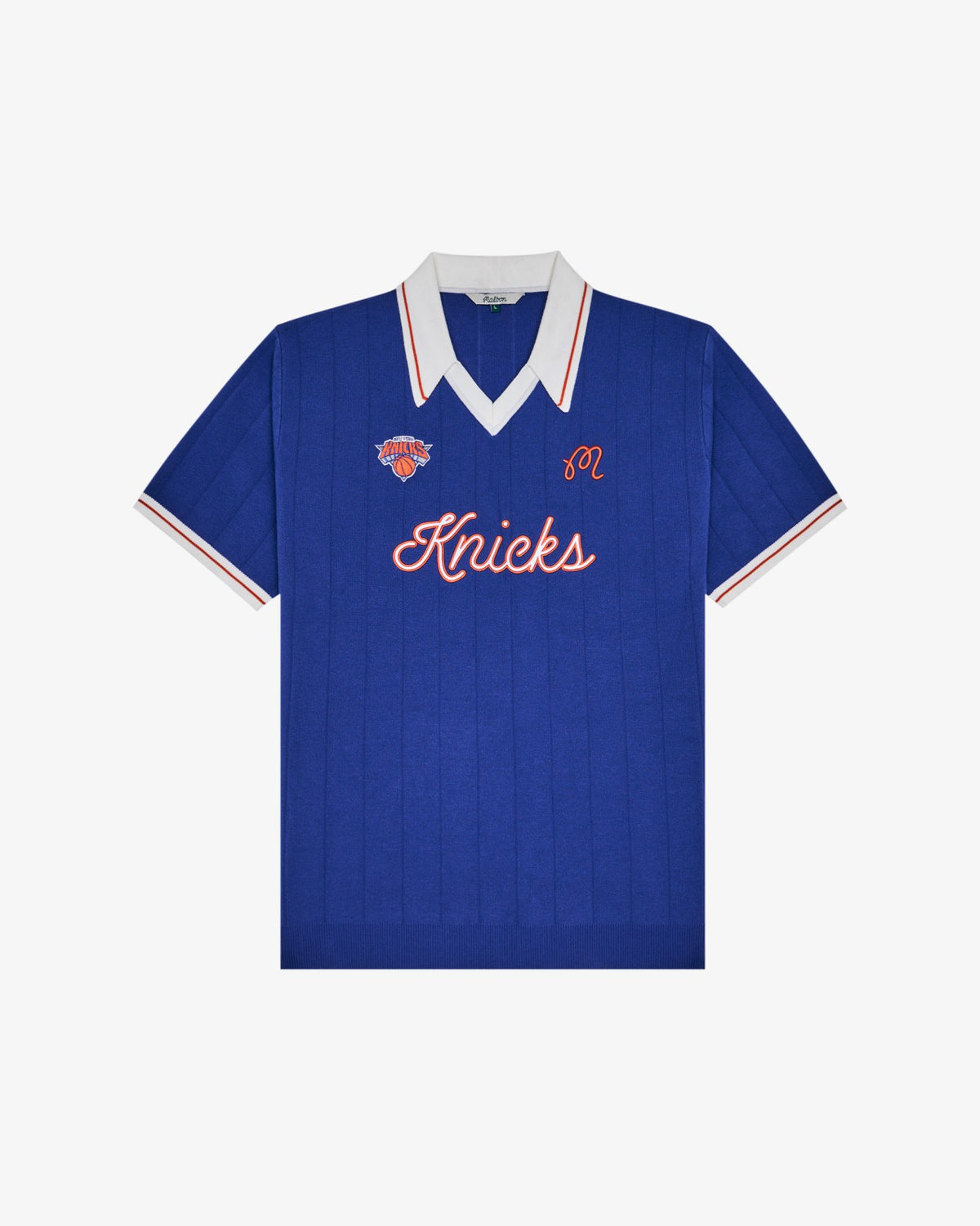 Knicks Uptown Knit Polo - Blue Malbon Men