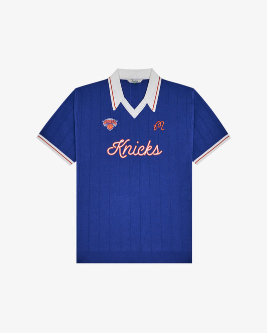 Knicks Uptown Knit Polo - Blue Malbon Men