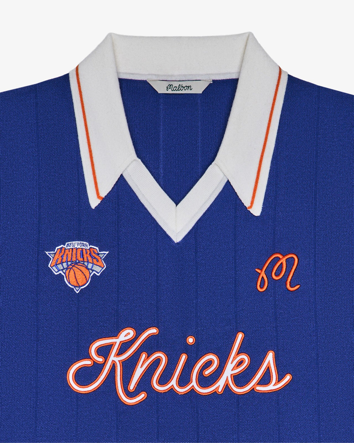 Knicks Uptown Knit Polo - Blue Malbon Men