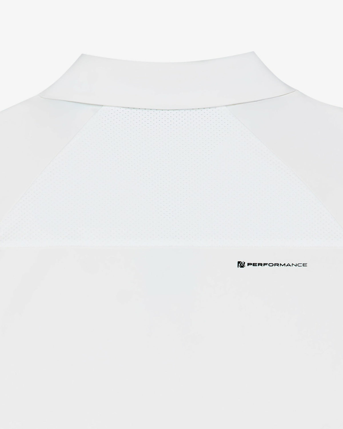 Performance Zip Raglan Polo - White Malbon Men