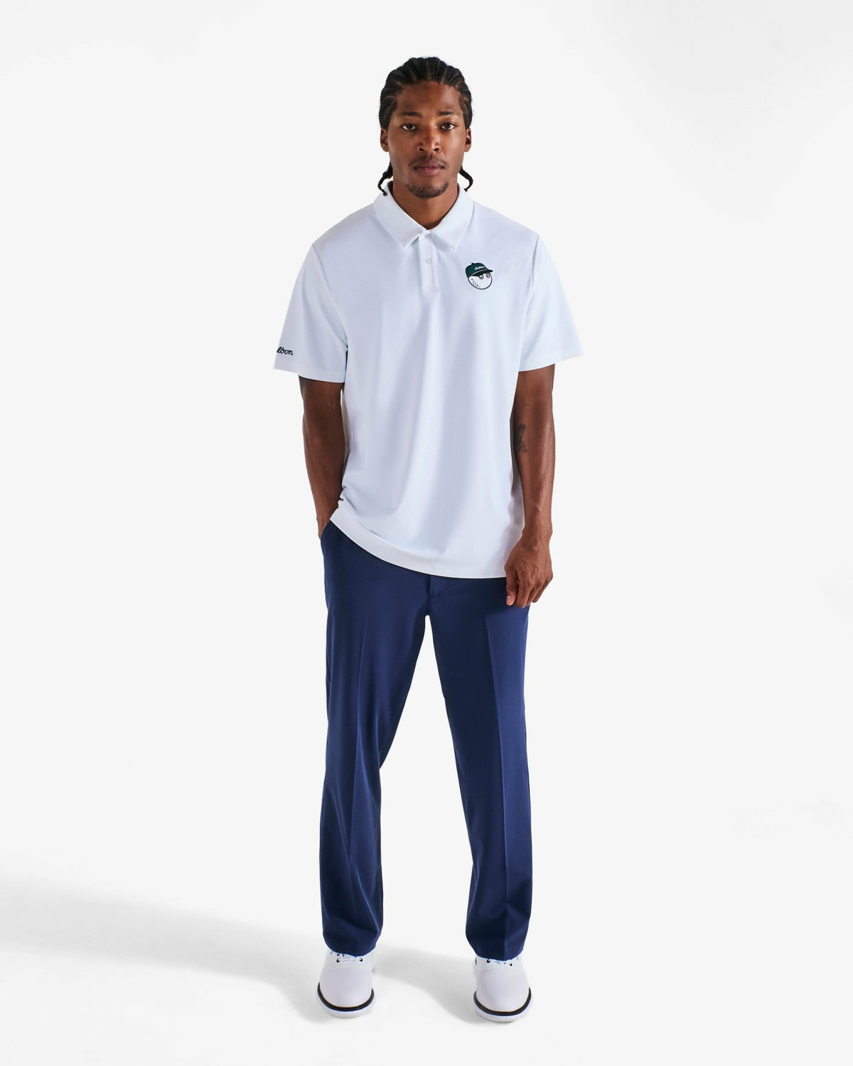 Fairway Baldwin Polo - White Malbon Men