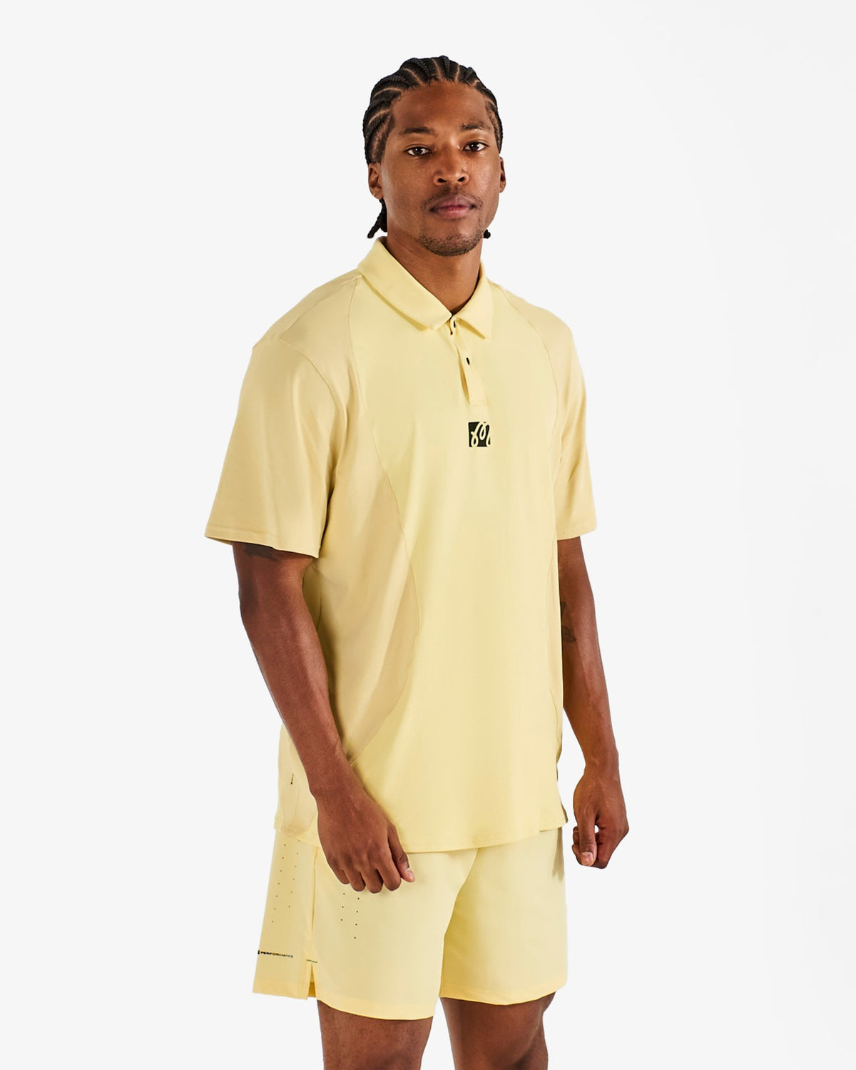 Performance Pique Polo - Mellow Yellow Malbon Men