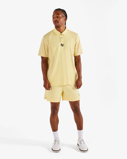 Performance Pique Polo - Mellow Yellow Malbon Men