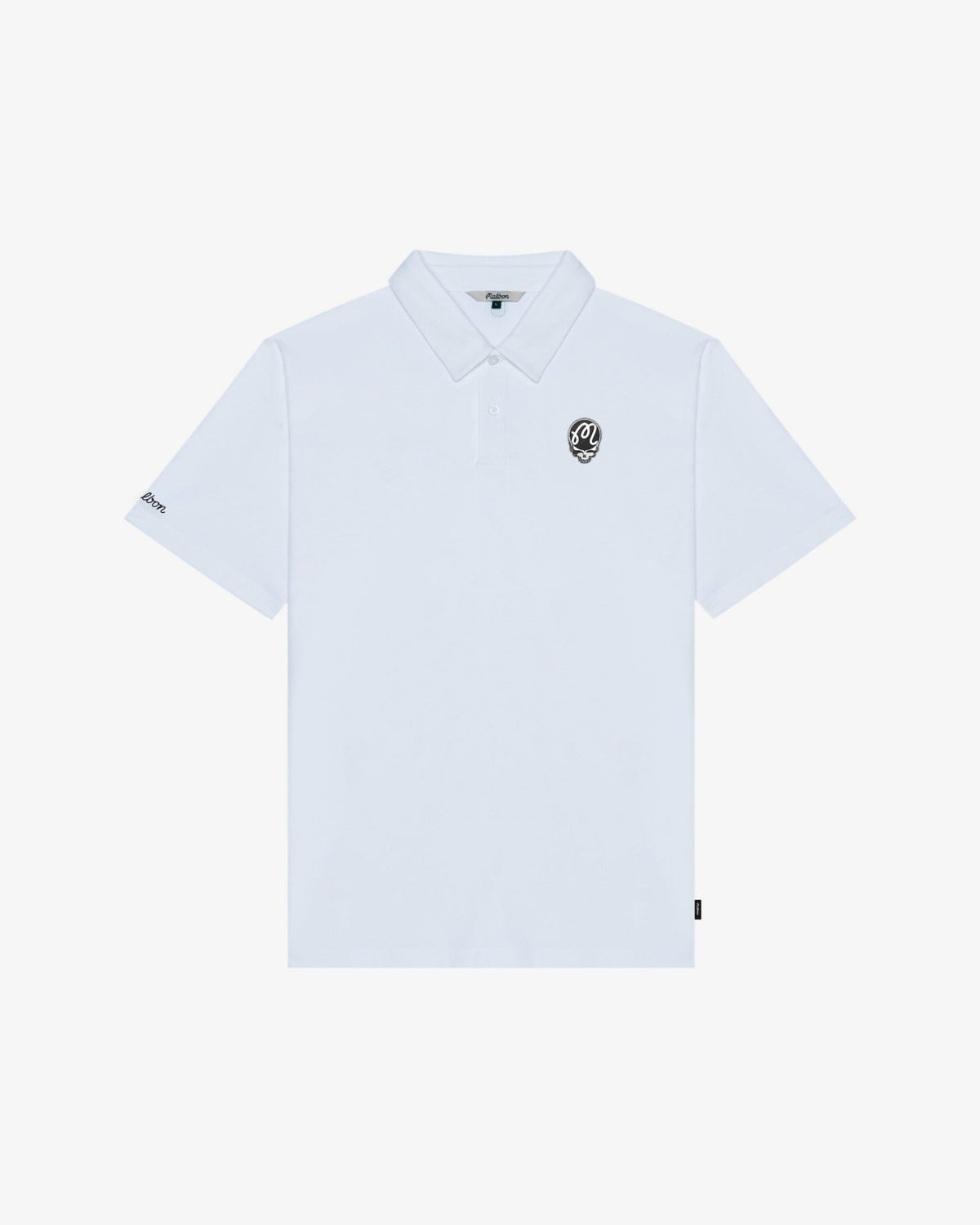 Grateful Dead Fairway Stealie Polo - White Malbon Men