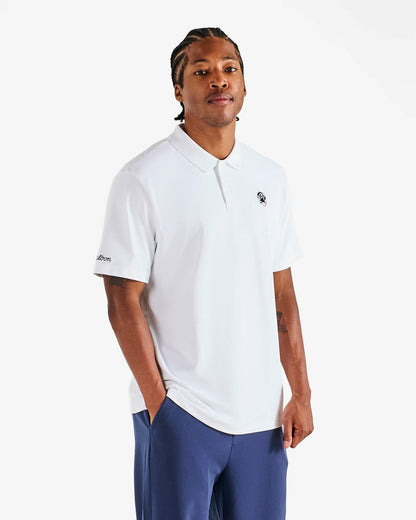 Grateful Dead Fairway Stealie Polo - White Malbon Men