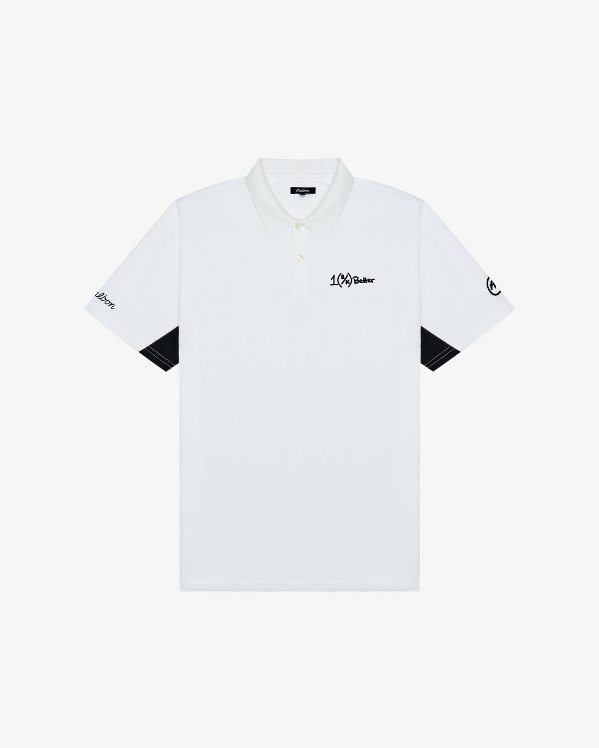 Ak 1% Paneled Performance Pique Polo - White Malbon Men