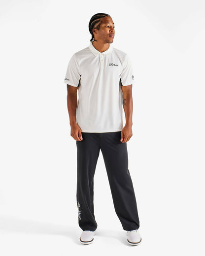 Ak 1% Paneled Performance Pique Polo - White Malbon Men
