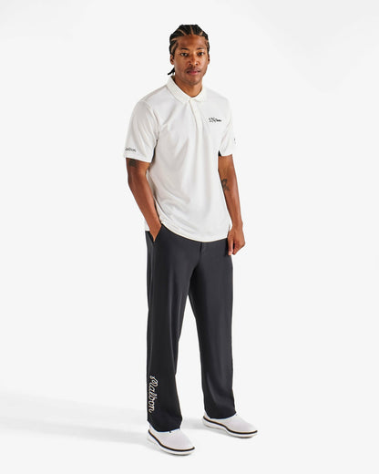 Ak 1% Paneled Performance Pique Polo - White Malbon Men