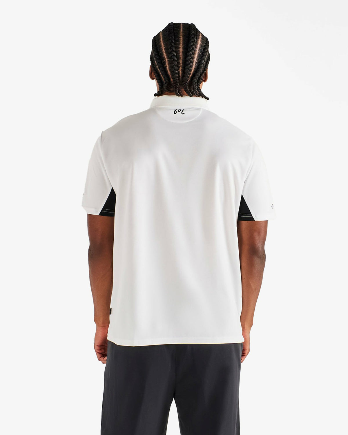 Ak 1% Paneled Performance Pique Polo - White Malbon Men
