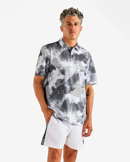 Arsham Fairway Stealth Polo - White Stealth Camo Malbon Men