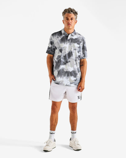 Arsham Fairway Stealth Polo - White Stealth Camo Malbon Men