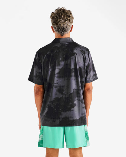 Arsham Fairway Stealth Polo - Black Stealth Camo Malbon Men