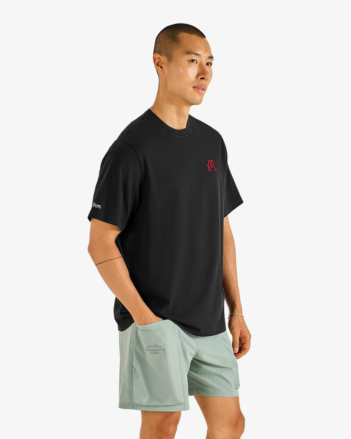 Bermuda Benchmark Tee - Black Malbon Men