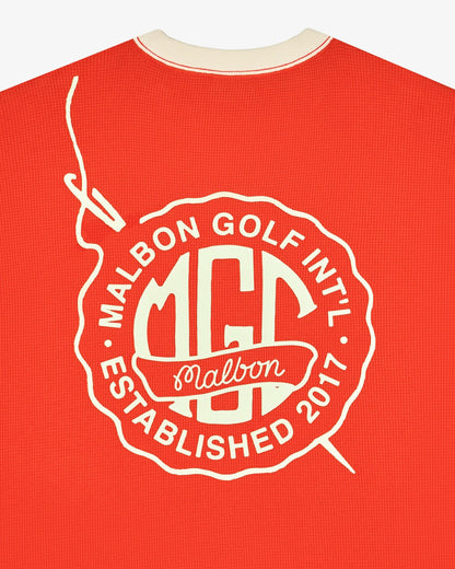 Gorse Heritage Tee - Orange Red Malbon Men