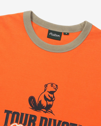 Studio Seoul Tour Divot Tee - Orange Malbon Men