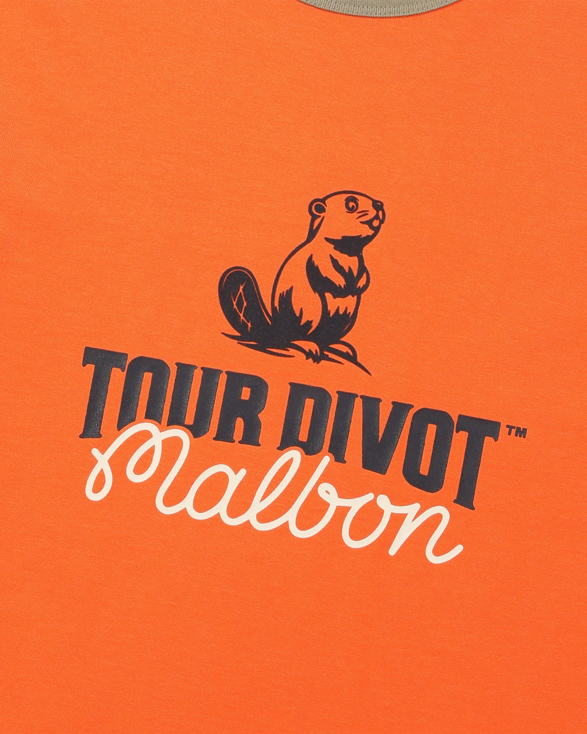 Studio Seoul Tour Divot Tee - Orange Malbon Men