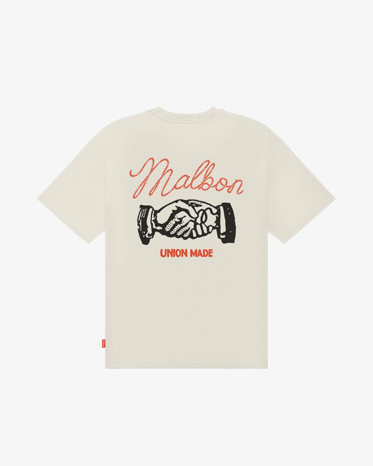 Vista Union Made Tee - Ivory Malbon Men