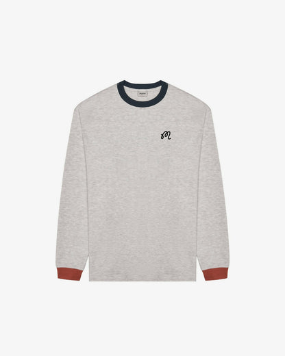 Gorse Heritage Tee - Heather Oatmeal Malbon Men