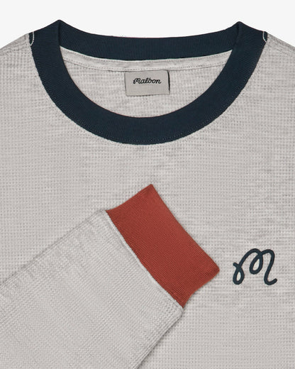 Gorse Heritage Tee - Heather Oatmeal Malbon Men