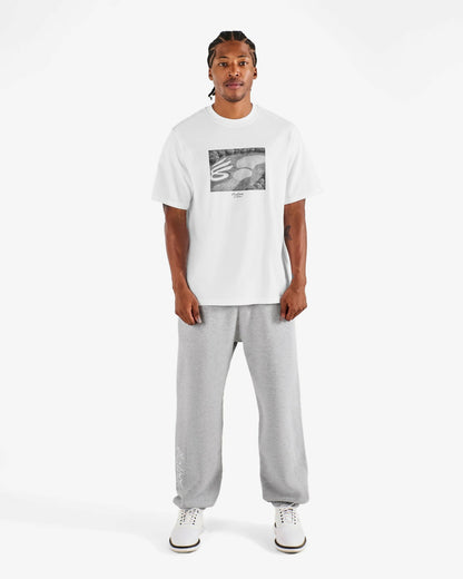 Curry Brand Graphic Bermuda Tee - White Malbon Men