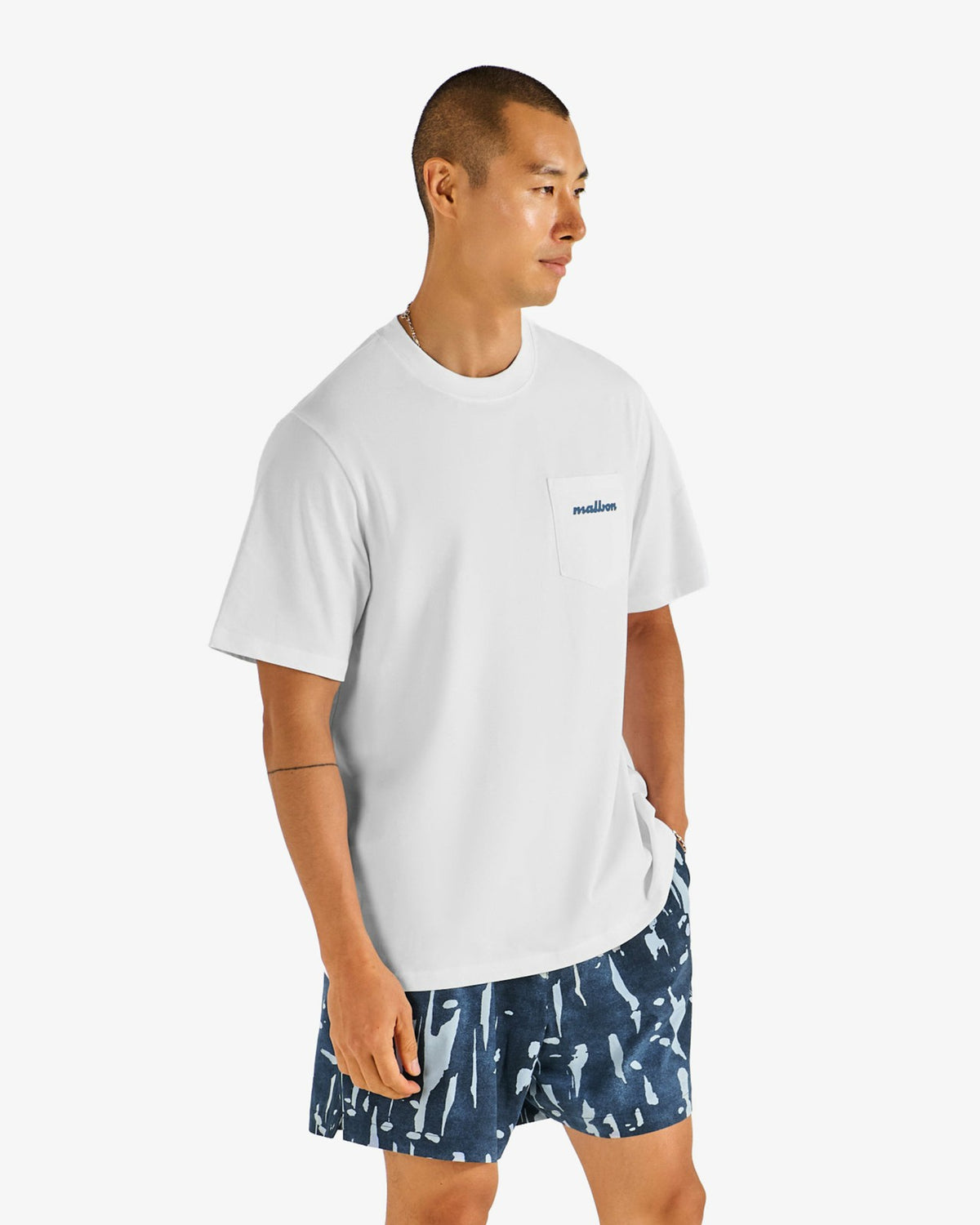 Vista Repair Tee - White Malbon Men