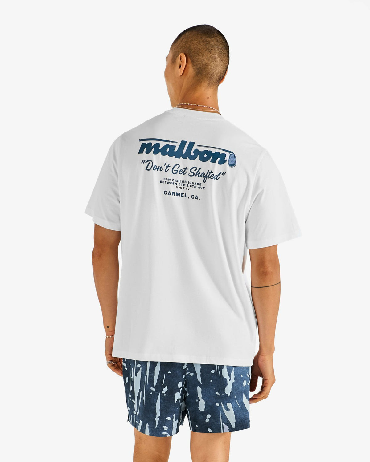 Vista Repair Tee - White Malbon Men