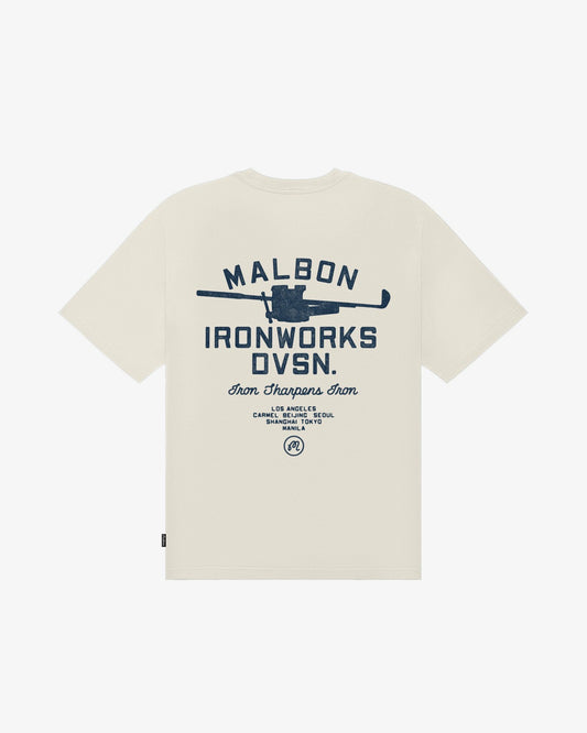 Vista Ironworks Tee - Ivory Malbon Men