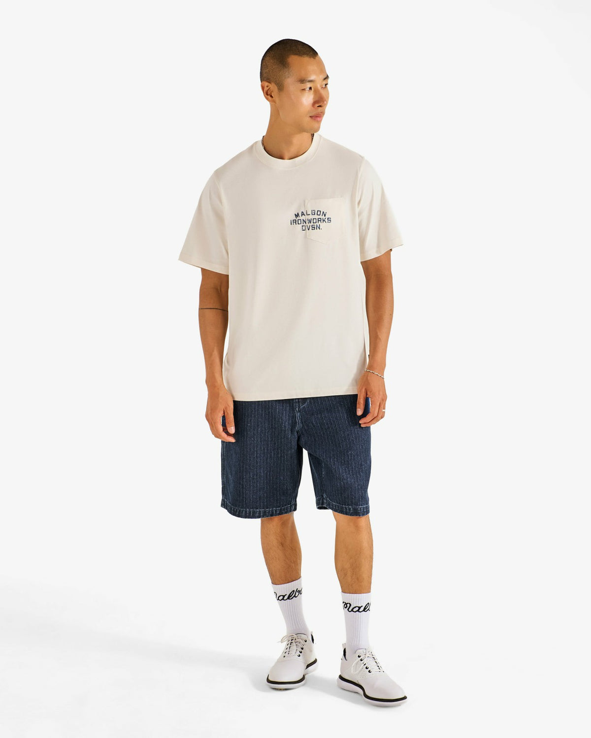 Vista Ironworks Tee - Ivory Malbon Men